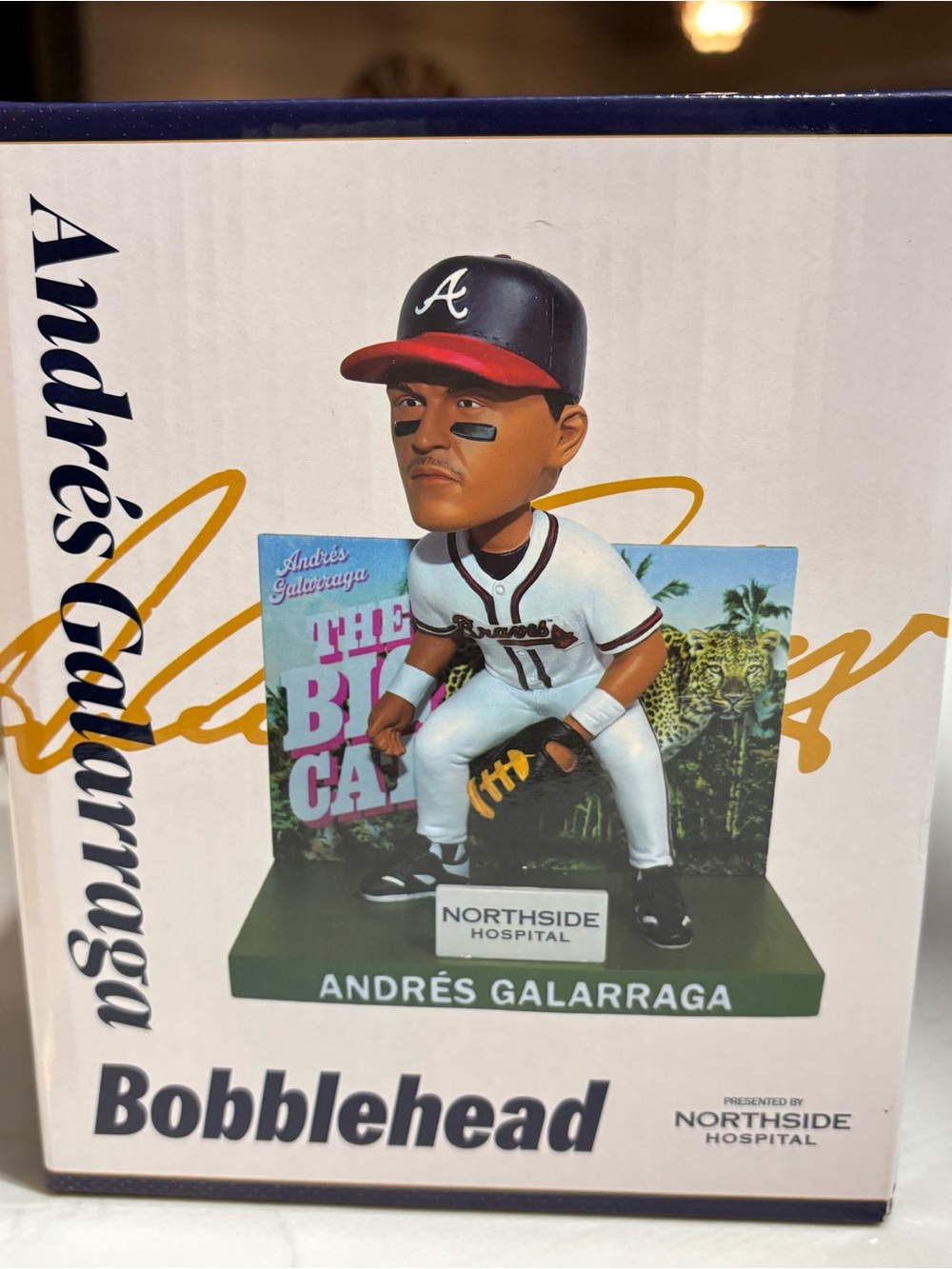2026 Atlanta Braves Andrés Galarraga "The Big Cat" Bobblehead - New in Box